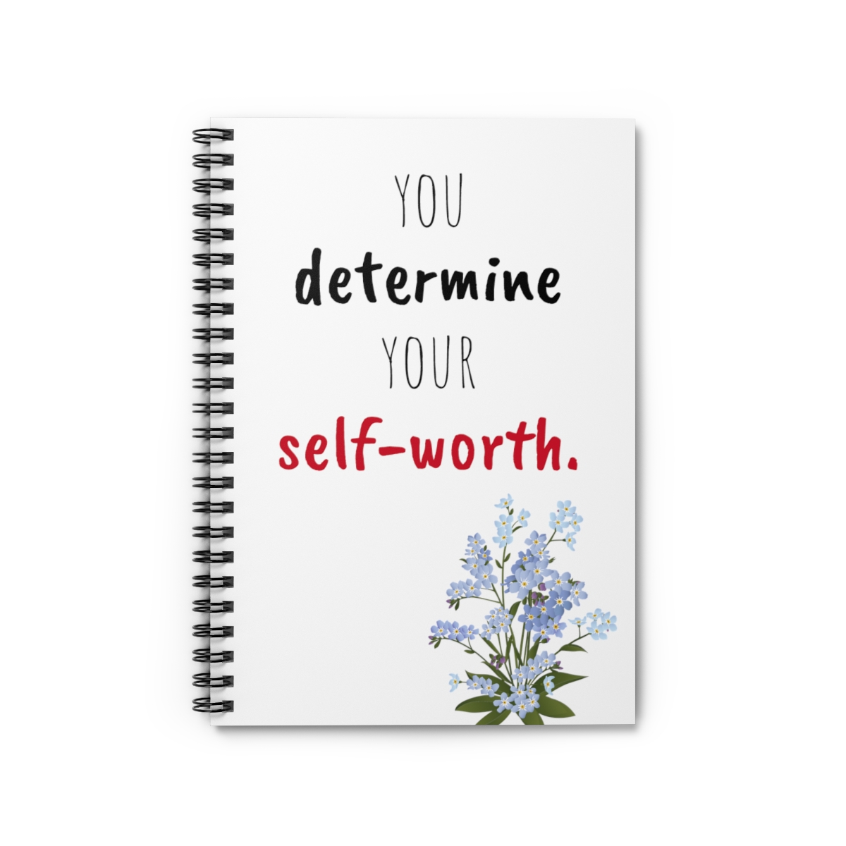 Self-Worth Spiral Notebook | Ruled Line